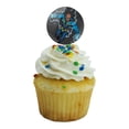 thumbnail image 5 of Justice League Black Lightning Character Cupcake Picks Toppers Decoration Set of 6, 5 of 7