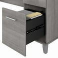 thumbnail image 6 of Bush Furniture Somerset 72" L Desk and Hutch with Storage, Platinum Gray, 6 of 9