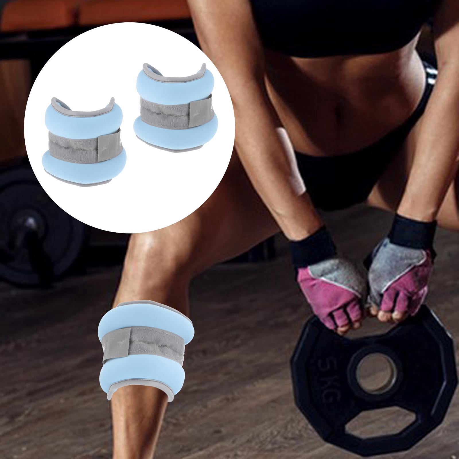 DimyFew Ankle Weights Adjustable Ankle Wrist Weights Strength Training for Women Men and 1kg