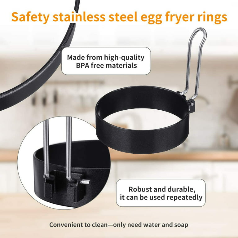 Poached Egg Model Pancake Ring Mold Kitchen Tool Fried Egg Shaper Cooking  Tool ⊹