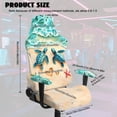 thumbnail image 2 of Whosucclay Beach Turtle Starfish Heart Print Gaming Chair Cover, Stretchable Machine Washable Computer Chair Seat Slipcovers with Armrest Cover Fits Most Office/PC Chairs & Racing Style Seats, 2 of 8