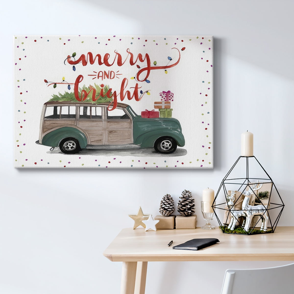 Christmas Cars Collection A- Gallery Wrapped Canvas