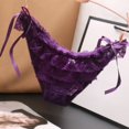 thumbnail image 2 of Sexy Lace Women's Panties Low Waist Briefs Comfortable Underwear Soft Breathable Stretchable Everyday Wear, 2 of 2