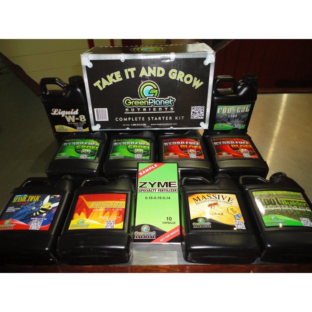 Green Nutrients "Take It and Grow" Complete Starter Kit (10 X