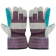 thumbnail image 2 of Guantes de trabajo/conductor de cuero para hombre/mujer con palma reforzada y muñeca elástica, 2 of 5