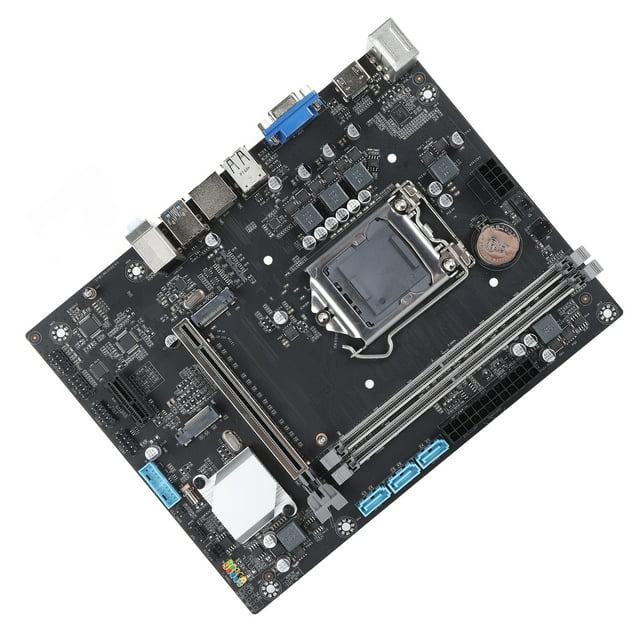 Placa base de escritorio, base placa de computadora dual canal ddr4 lga 1151 m atx gigabit network 3 fase de potencia para actualización