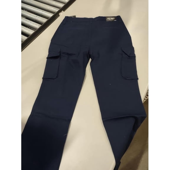 BLU ROCK CARGO PANTS STRETCH FABRIC, SIZE MENS 32X32 - NAVY
