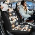 thumbnail image 2 of Uorisanigo Car Seat Covers Front Seats Only, Comfortable Plush 2-Pack Aztec Print Front Seat Covers, Universal Fit for Trucks Vans SUVs Sedans Automotive, 2 of 7