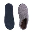 thumbnail image 3 of Isotoner  Heathered Knit Hoodback Slipper (Men), 3 of 4