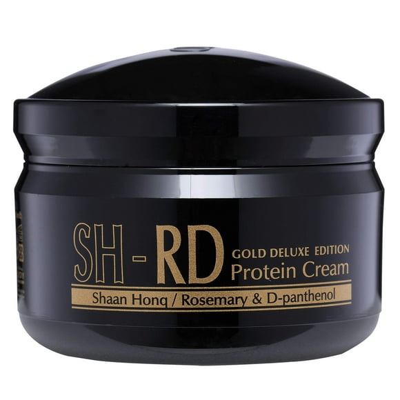 SH-RD Protein Cream Gold Deluxe Edition | Deep Conditioner for Dry Damaged Hair | Leave-In Hair Protein w/Rosemary & Gold Leaf | Repair Split Ends Promote Shine - 2.71oz/80ml
