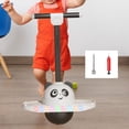 thumbnail image 1 of Pogo Jump Ball con luz, adorable pelota saltarina para juegos, fiestas, regalos y fitness. Negro, 1 of 8