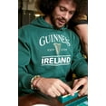 thumbnail image 2 of Guinness Hoodie with Pocket Ireland Harp Men's Irish Sweatshirt Bottle Green, 2 of 8