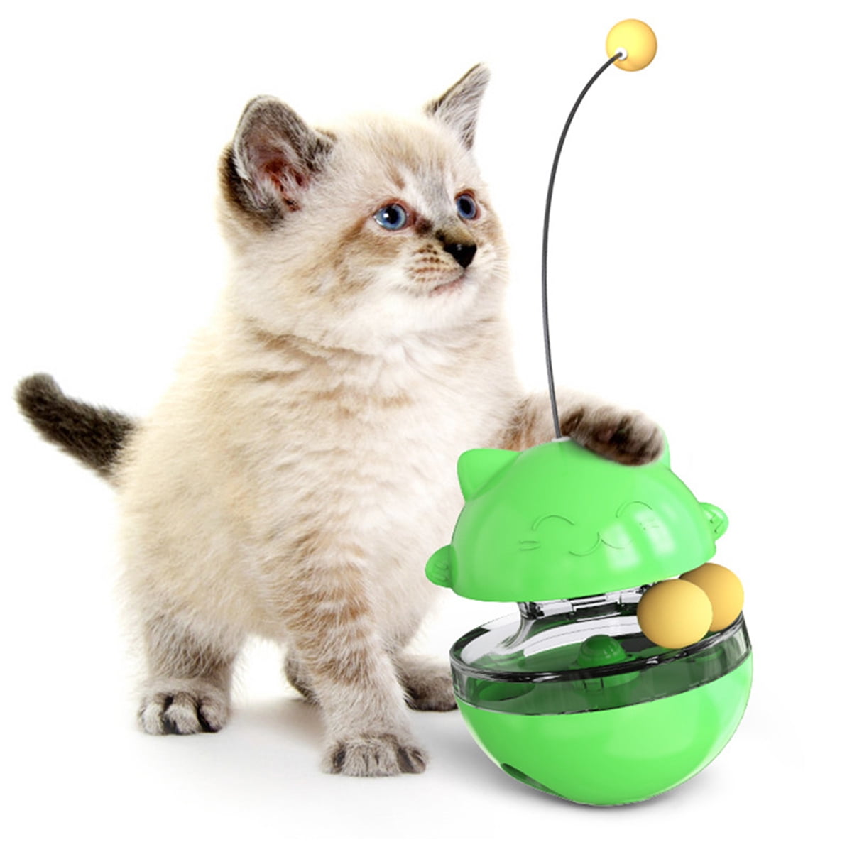 Cat Food Tumbler Toys Cat Wheel Teaser Cat Food - Temu