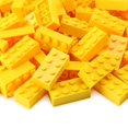 thumbnail image 4 of Juego de ladrillos amarillos Building Blocks Feleph, 320 piezas, 2x4, 4 of 6