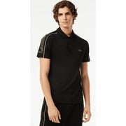 Lacoste NOIR/LIMEIRA Men's Colorblocked Polo Shirt, US Large