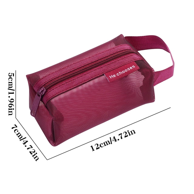 Large Storage Bags,Nylon Mesh Wallet Large Capacity Key Bag Card Bag Money Bag Transparent Storage Bag,Small Mesh Bags,Small Mesh Bag