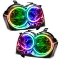 thumbnail image 6 of Oracle 05-07 Jeep GC Pre-Assembled Headlights -Chrome Colorshift-Rf CNTLR, 6 of 7