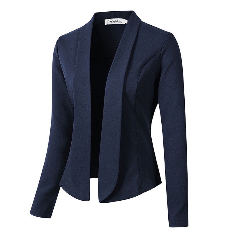 New Fashion Candy Colors Casual Long Sleeve Blazer Jacket Business Slim Suit