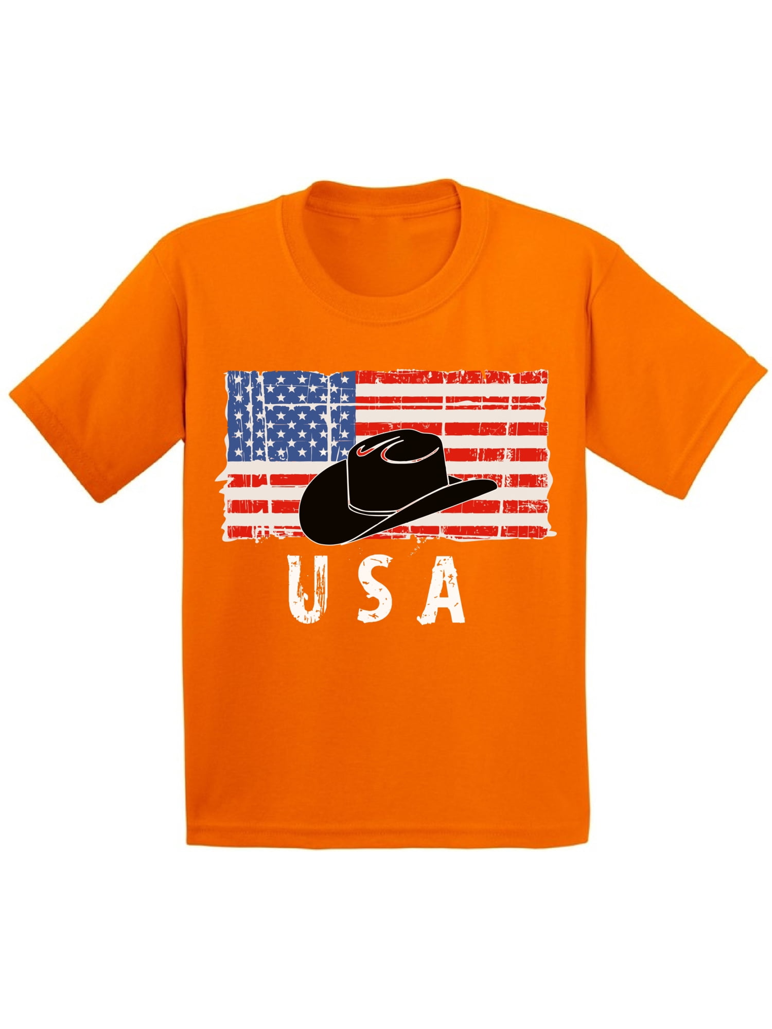 Awkward Styles Awkward Styles Cowboy Hat Usa Youth Shirt Stripes