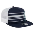 thumbnail image 3 of Men's New Era  Navy Seattle Mariners 9FIFTY A-Frame Trucker Snapback Hat, 3 of 6