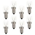 thumbnail image 3 of 8pcs Oven Light Bulb 25w Appliance Light Bulb E14 Base Microwave Lamp Bulb, 3 of 4