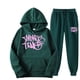 thumbnail image 2 of Sudadera con capucha y pantalones para hombre, conjunto de 2 piezas, ropa deportiva, traje de menos dos, chándal de Hip Hop Y2K, otoño xuanjing unisex, 2 of 2