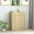 thumbnail image 1 of vidaXL Sideboard Sonoma Oak 60x30x75 cm Engineered Wood, 1 of 4