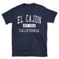 thumbnail image 1 of El Cajon California Classic Established Men's Cotton T-Shirt, 1 of 1
