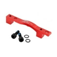 thumbnail image 2 of Almencla Disc Brake Adapter Front Forklift Frame Disc Brake Bracket Converter Red, 2 of 7