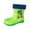 Green, variant on Otqutp Toddler Birthday Shoes Little/big Kids Boys and Girls Rain Boots Dinosaur Kids Water Shoes Outdoor Anti Slip Dinosaur Rain Shoes