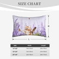 thumbnail image 4 of Sikiie Kitten and butterfly Print Plush Pillow Cover, Wrinkle-proof and Stain-resistant Pillow Protector without Pillow Core, Home Decoration-20"x30", 4 of 6