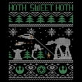 thumbnail image 2 of Mens Star Wars Hoth Sweet Hoth Christmas Pattern T Shirt, 2 of 5