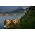 thumbnail image 2 of Jaynes Gallery 18x13 Gold Ornate Wood Framed with Double Matting Museum Art Print Titled - Italy-Lombardi-Lake Como Overview of town and lake, 2 of 4