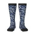 thumbnail image 2 of Picia Women Crew Soft Moisture-wicking Socks Dragon Pattern Design Cotton Socks, One Size fit All, 2 of 9