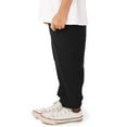thumbnail image 2 of Hanes EcoSmart Boys' Fleece Sweatpants Black M, 2 of 4