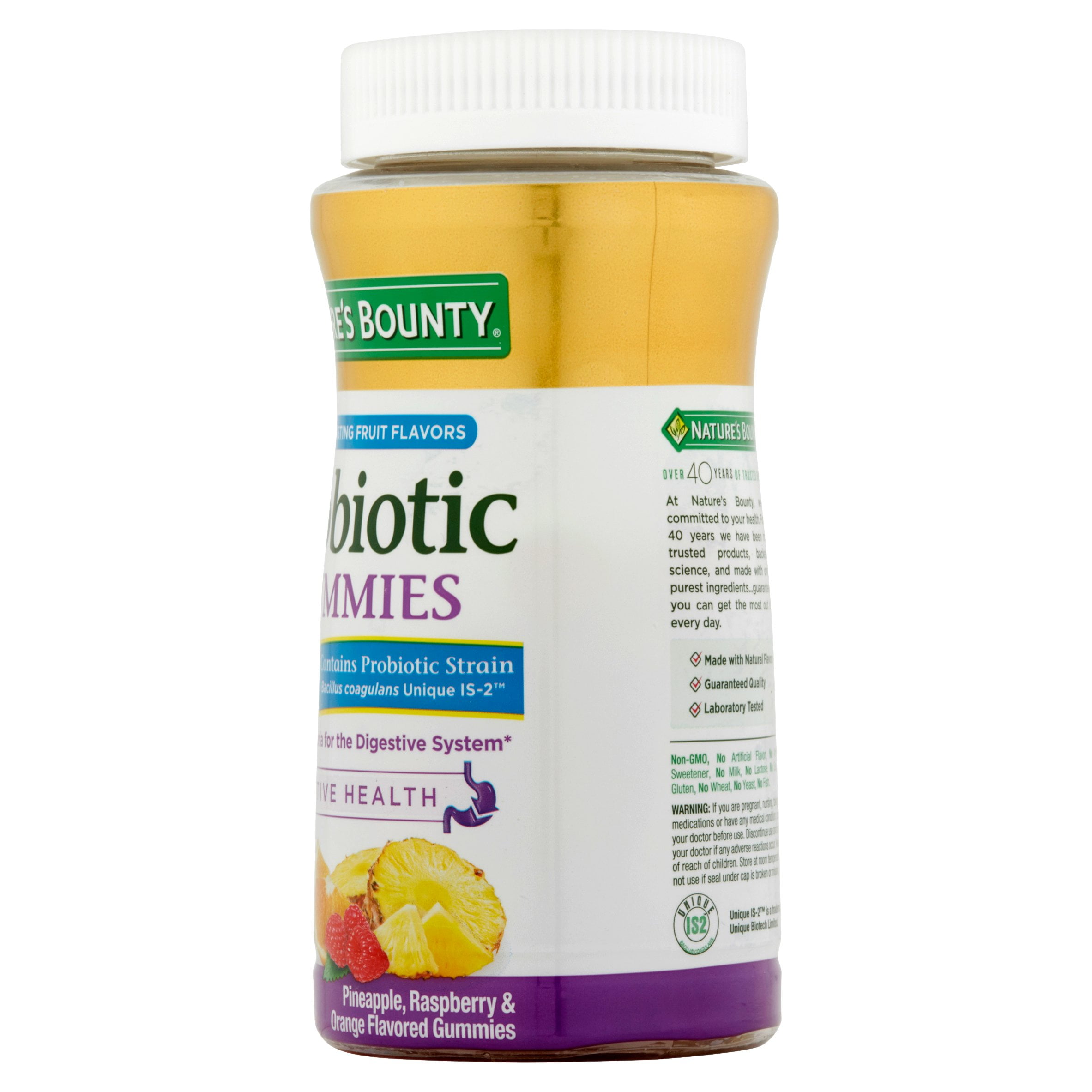 Nature's Bounty Probiotic 4 Billion Gummies 60 ea