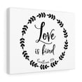 thumbnail image 4 of Scripture Walls Love Is Kind Corinthians 13:4 Bible Verse Canvas Christian Wall Art Ready to Hang Unframed, 4 of 12