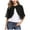 Black, variant on Women's Short Sleeve Sheer Cardigan Open Front Button Summer Chiffon Blouse Cover Up Olive Green