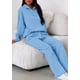 thumbnail image 5 of Conjunto de Chándal PRETTYGARDEN de Dos Piezas con Cierre Cuarto XL Azul Claro, 5 of 6