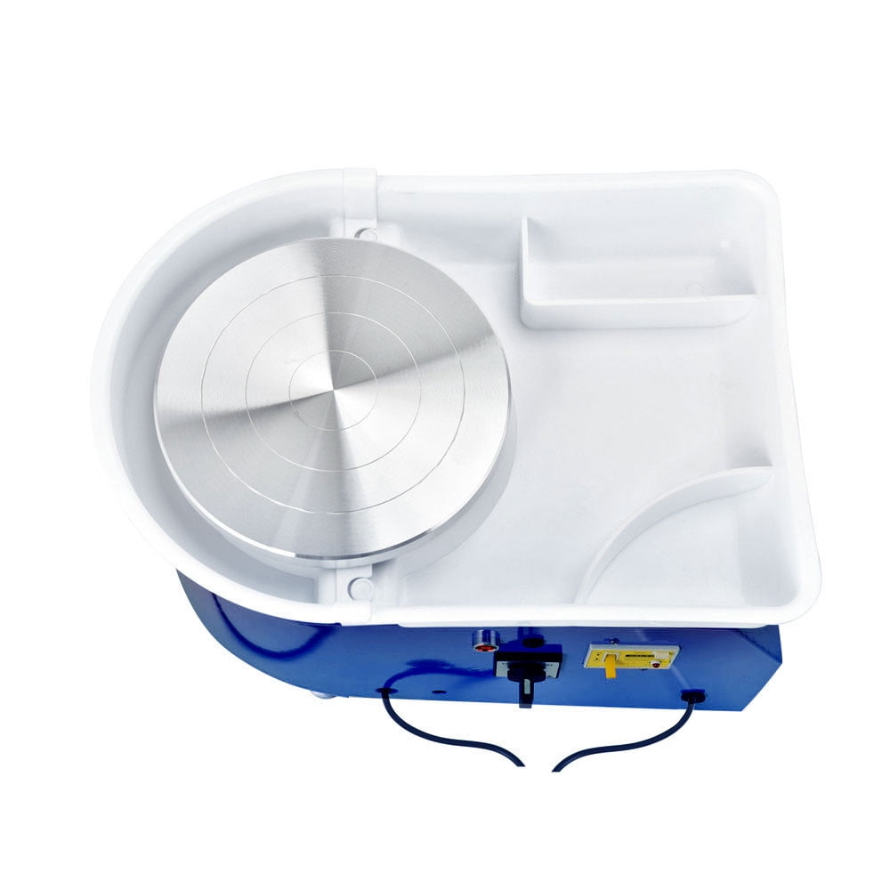 350W Brushless Electric Pottery Wheel Machine Mini Pottery Wheel Ceramic Shaping Tool Washable Basin with Pedal ,Power Tools