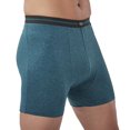 thumbnail image 3 of Atlas For Men - Pantalones Cortos Cuadrados de Elástico para Hombre - Pack de 2 (Gris, Verde), 3 of 3