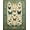 Green, Pattern 2, variant on ODIKA 4'x6' Machine Washable Non-Slip Area Rug, Elegant Dance Sage Green High Traffic Rug, Beige, 154325