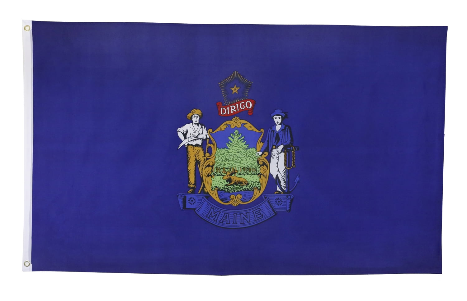 Shop72 US Maine State Flags Maine Flag 3x5' Flag From Sturdy 100D