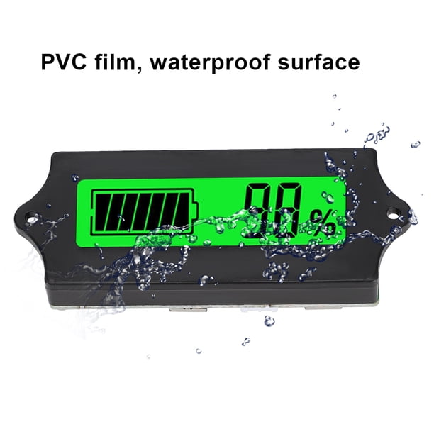 Batería 12-84V GY-6G Energía De La Batería Pantalla Digital LCD Voltímetro Del Medidor De Voltaje Con Alarma De Luz