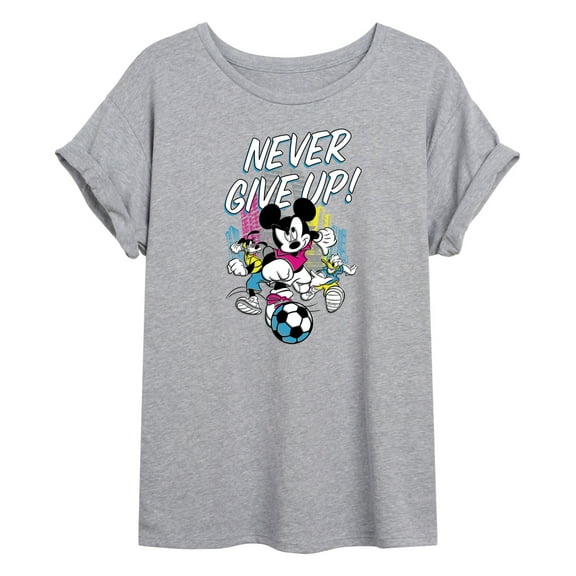 Disney - Never Give Up  - Women's Oversized T-Shirt
