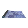 thumbnail image 2 of Ahgly Company Indoor Round Patchwork Blue Transitional Area Rugs, 4' Round, 2 of 4