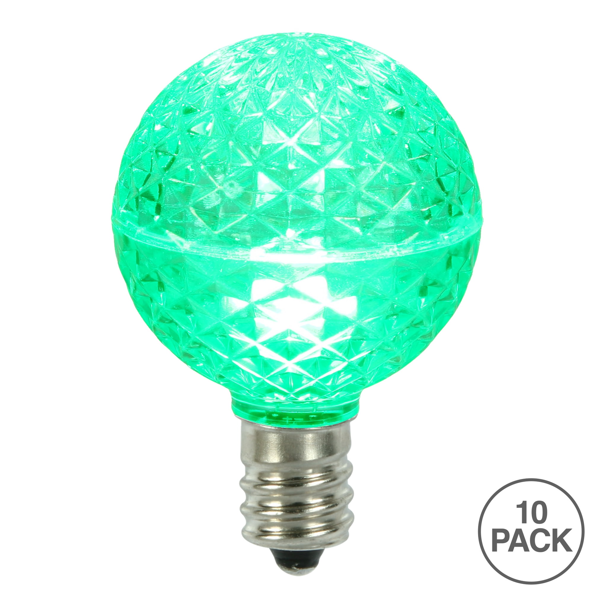 C9 Green Led Light Bulb E17 Base NEW 