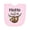 AD-Pink, variant on Inktastic Pawpaw Loves Me Cute Sloth and Baby Newborn Bib