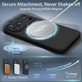 thumbnail image 6 of Magnetic for iPhone 17 Pro Max Case, Compatible with MagSafe, [Integrated Silicone Camera Control Button] [Camera Protection] Anti-Scratch Microfiber Lining Phone Case, 6.9", 6 of 9