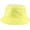 Yellow, variant on CoCopeaunts Spring Summer Bucket Hats Unisex Solid Color Basin Hat Breathable Mesh Lining Women Folding Mens Fisherman Hat